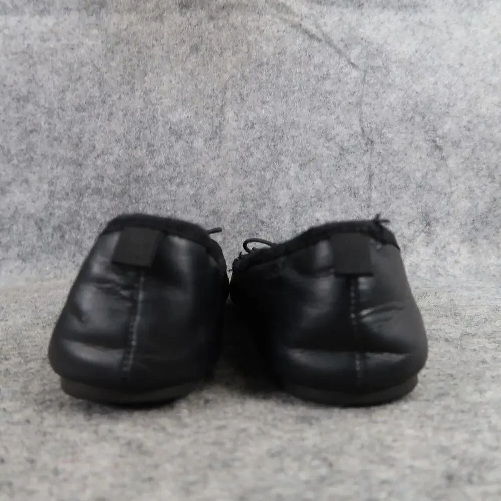 Cat & Jack Shoes Girls 1 Ballet Flats Slip On Bow Black Casual Classic Kids